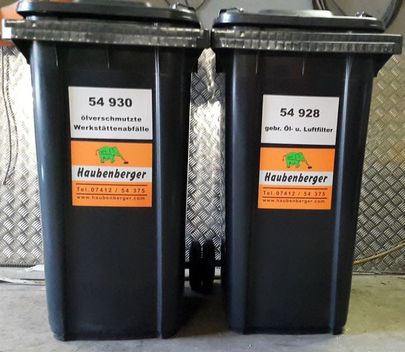 Gefährliche Abfälle und Werkstättenabfälle